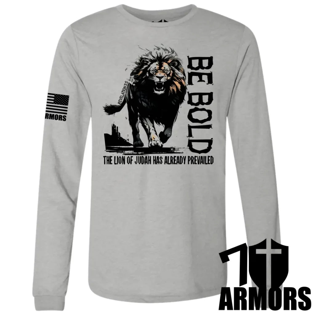 Lion Of Judah Long Sleeve Sm / Gray