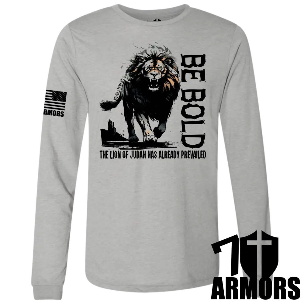 Lion Of Judah Long Sleeve Sm / Gray