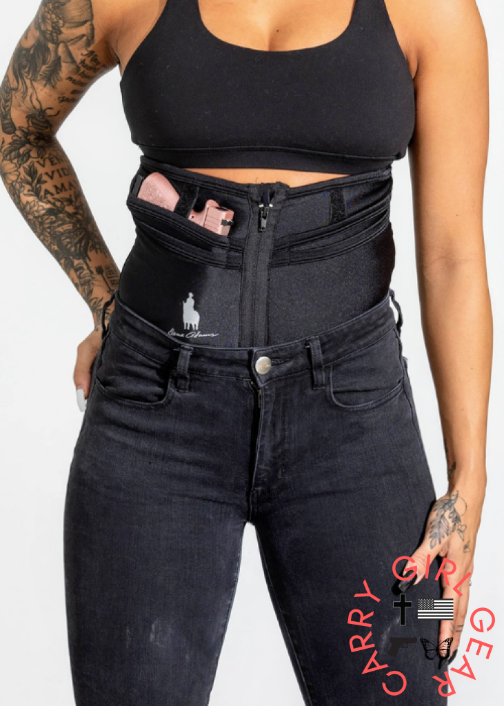 LITE Concealed Carry Corset- Black Corset Holsters