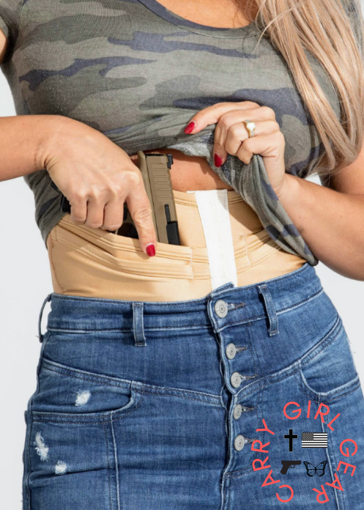 LITE Concealed Carry Corset - Natural Corset Holsters