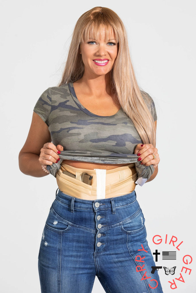 LITE Concealed Carry Corset - Natural Corset Holsters