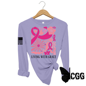 Living With Grace Long Sleeve Lavendar / Xs