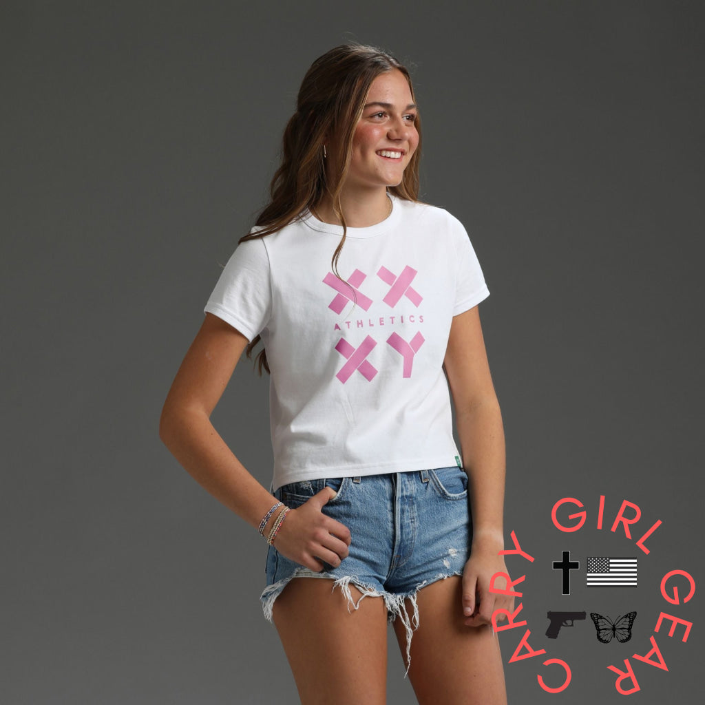 Logo Tee (XX) White - Pink Logo / XS XPT