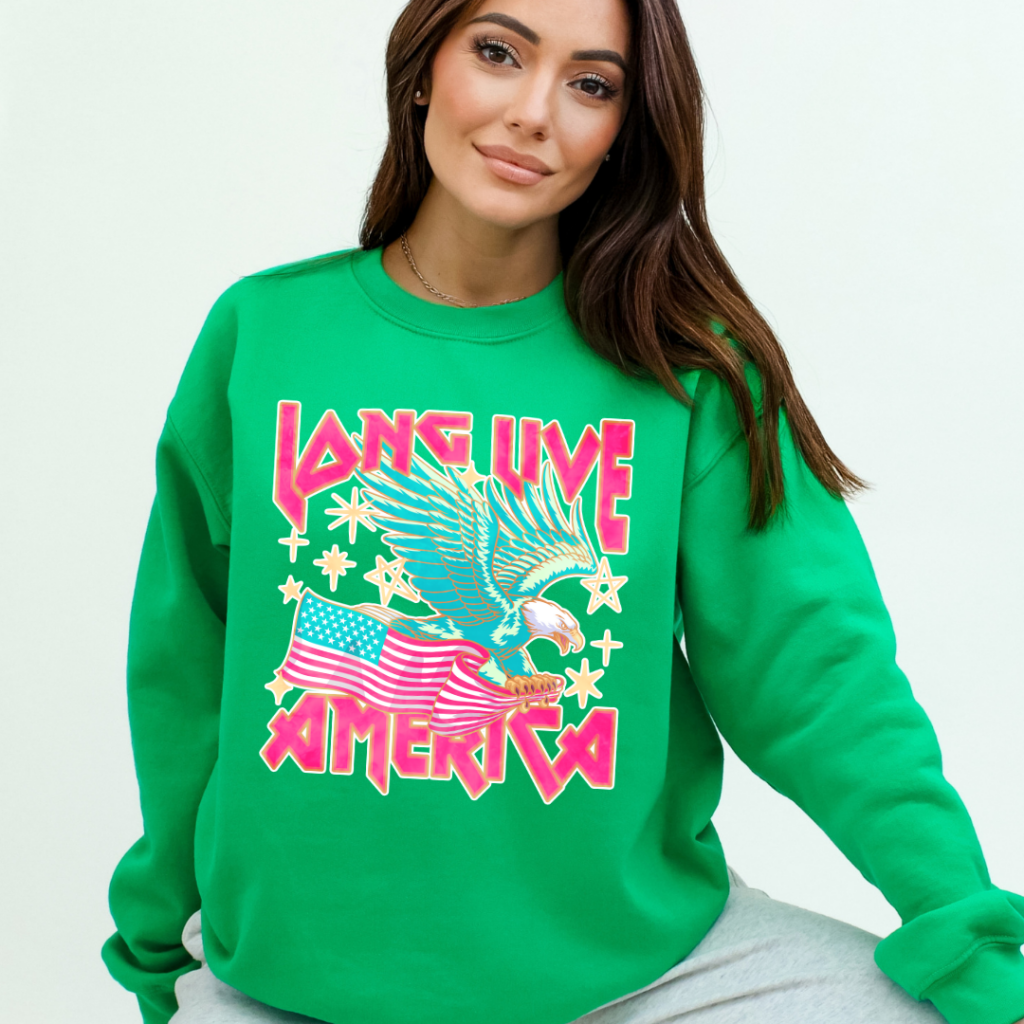 LONG LIVE AMERICA SWEATSHIRT SM / KELLY Sweatshirt