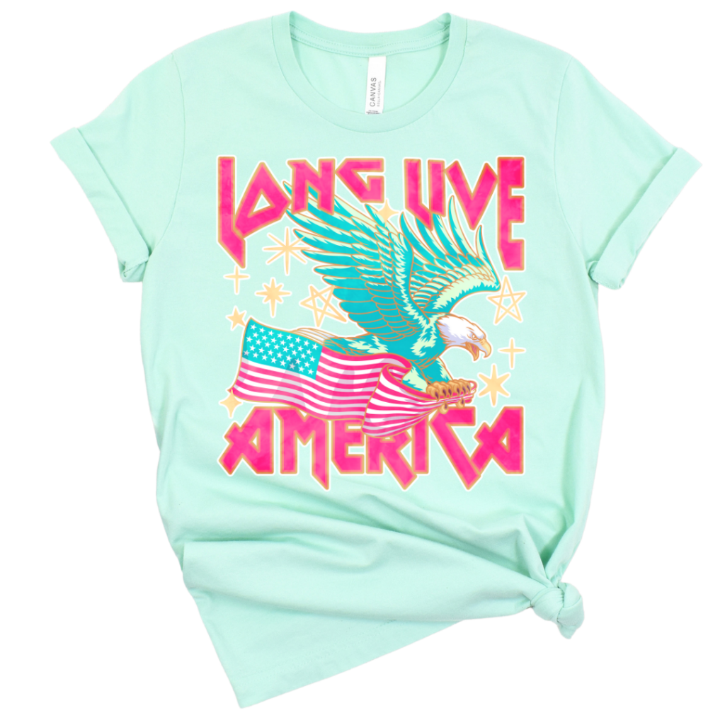 LONG LIVE AMERICA TEE MINT / XS T-Shirts