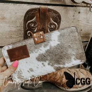 Loretta Cowhide Wallet By Countryside Co.