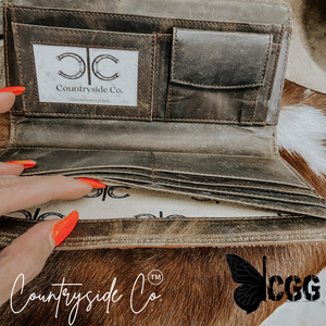 Loretta Cowhide Wallet By Countryside Co.