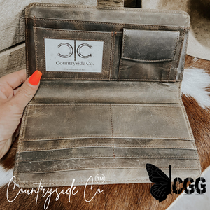 Loretta Cowhide Wallet By Countryside Co.