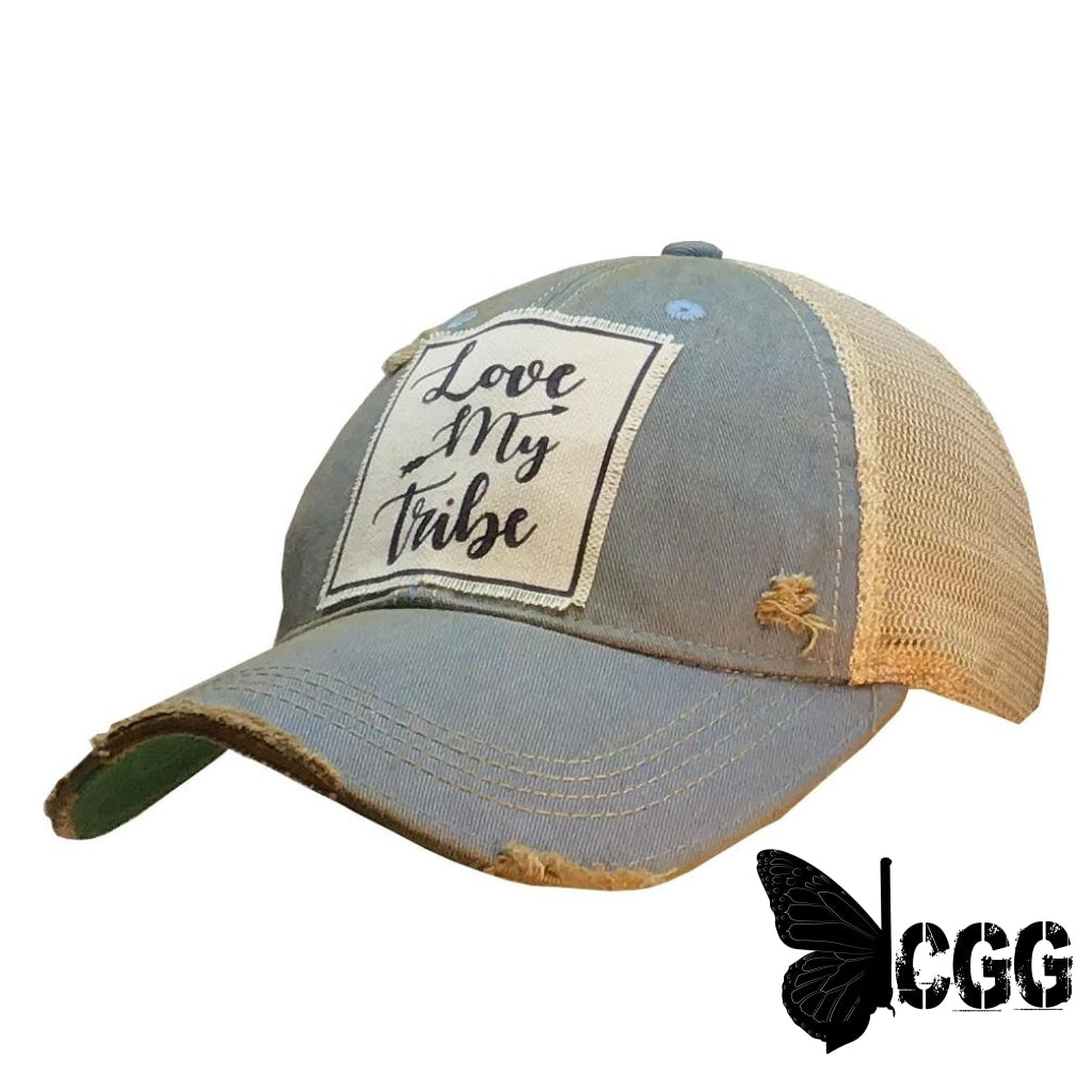 Love My Tribe Trucker Sky Blue Trucker