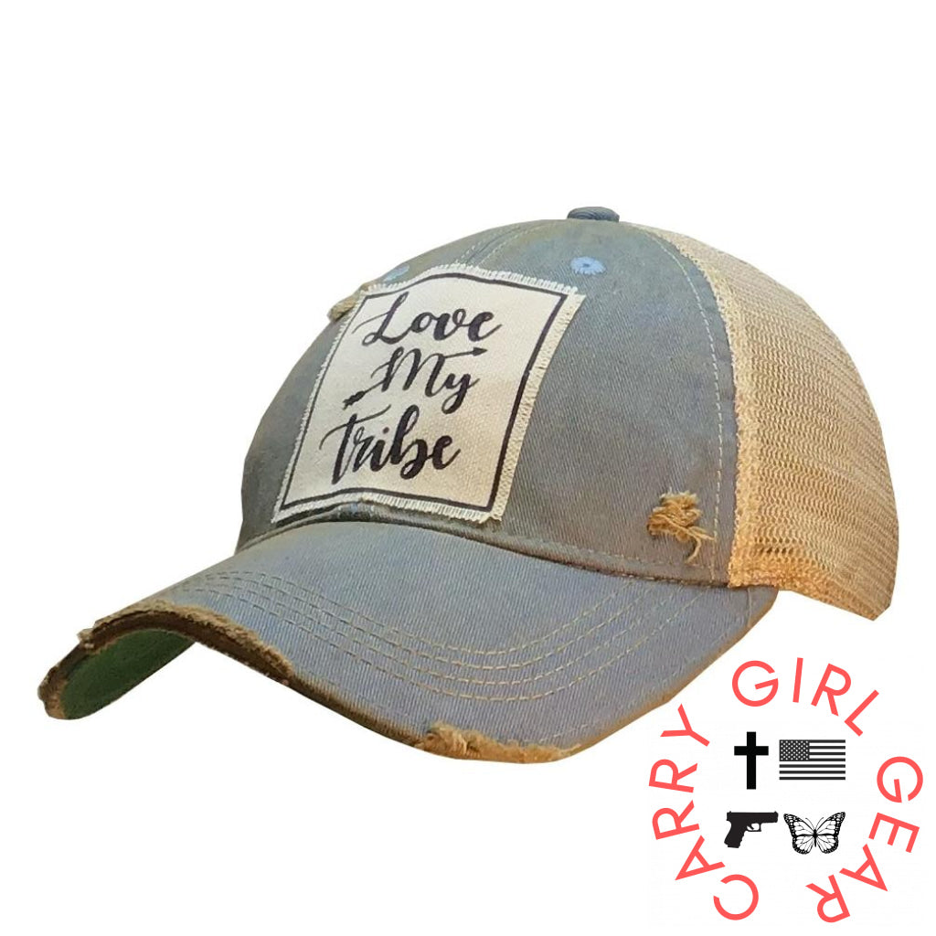 Love My Tribe Trucker Sky Blue Trucker
