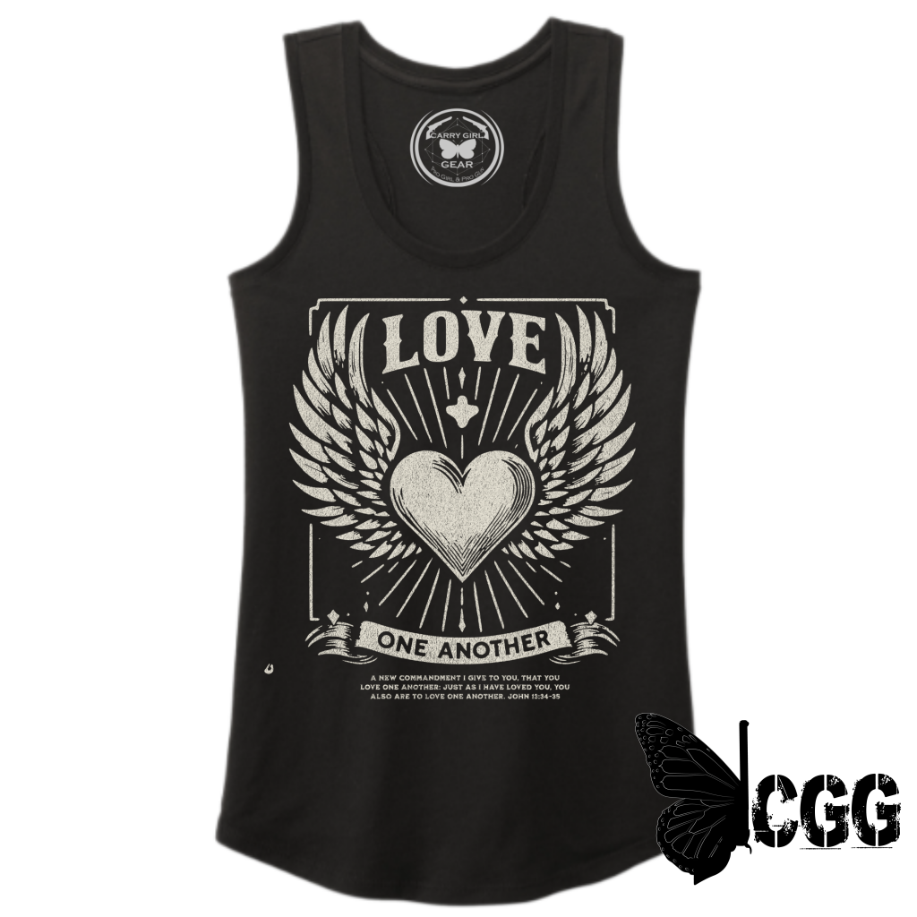 Love Tank Top Xs / Black Tank Top