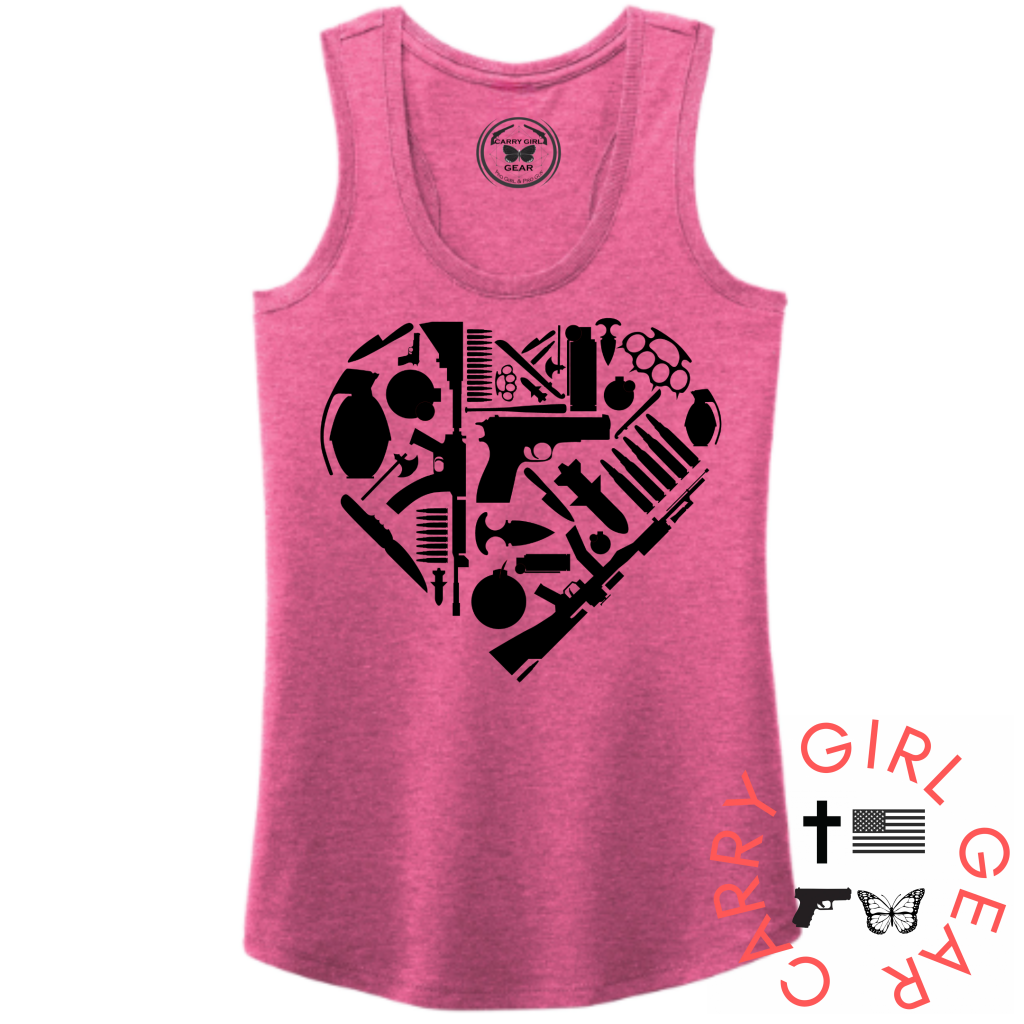 Love Tools Tank Top Xs / Fuchsia Tank Top