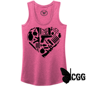 Love Tools Tank Top Xs / Fuchsia Tank Top