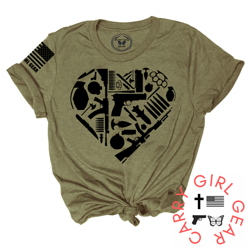 Love Tools Tee Xs / Olive Unisex Cut Cgg Perfect