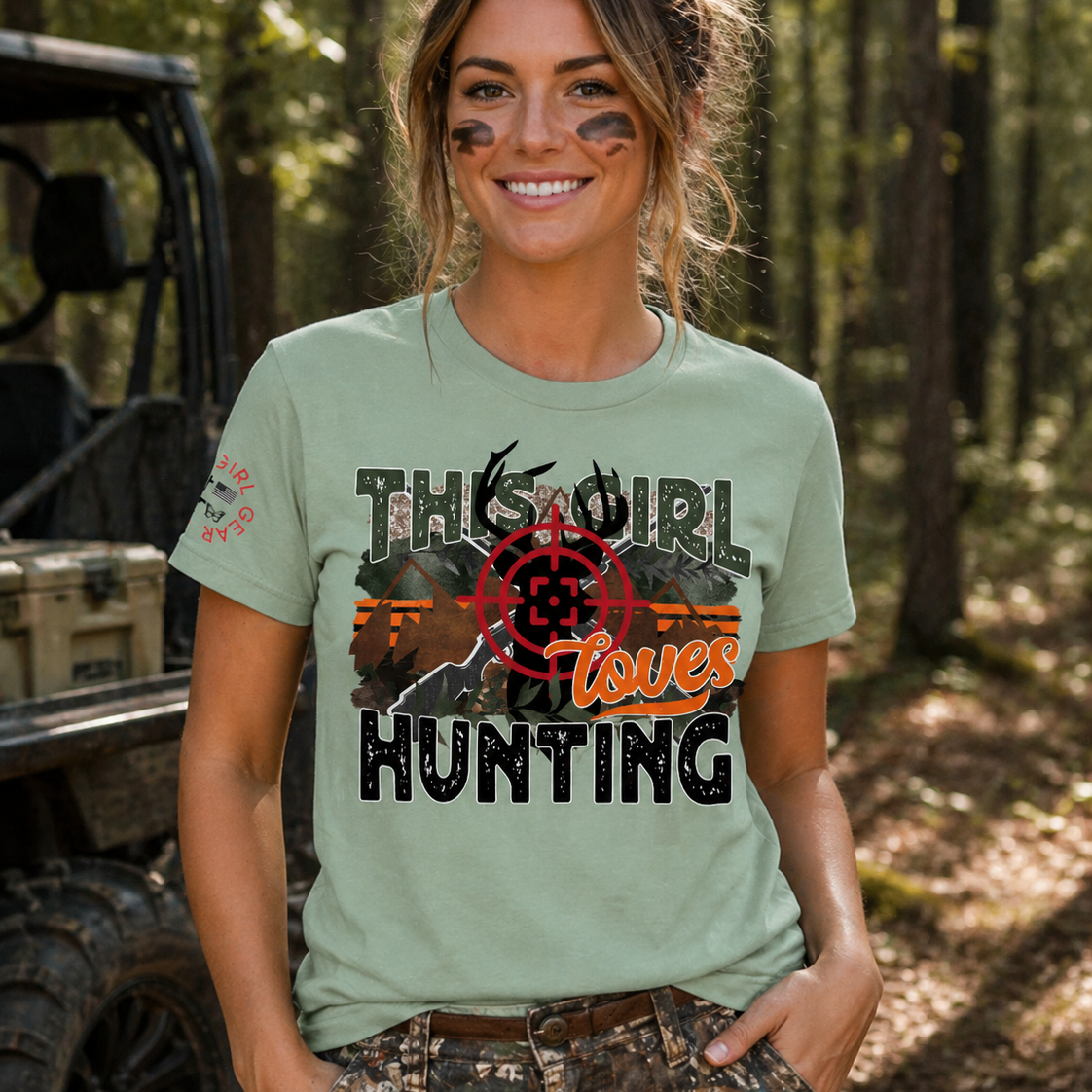 THIS GIRL LOVES HUNTING Tee