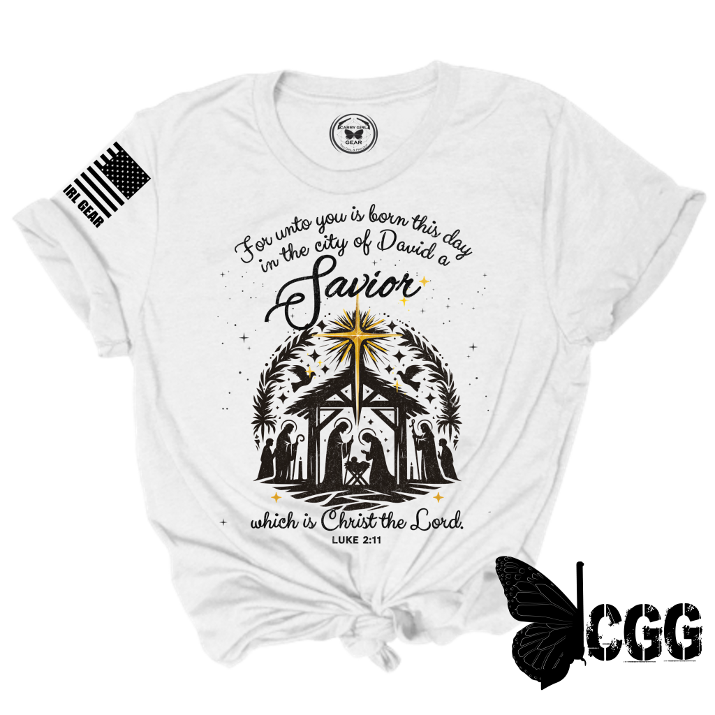 Luke 2:11 Tee Xs / White Unisex Cut Cgg Perfect Tee