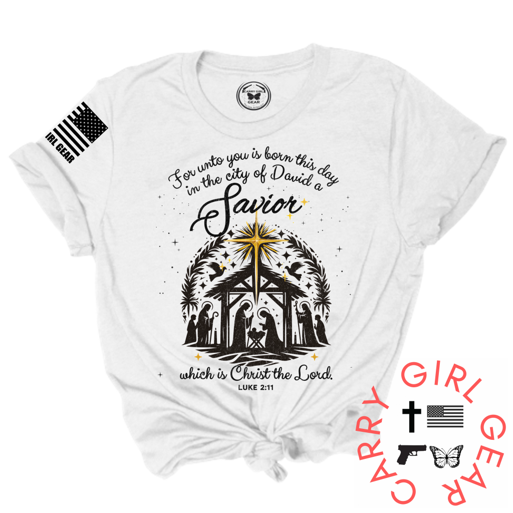 Luke 2:11 Tee Xs / White Unisex Cut Cgg Perfect Tee