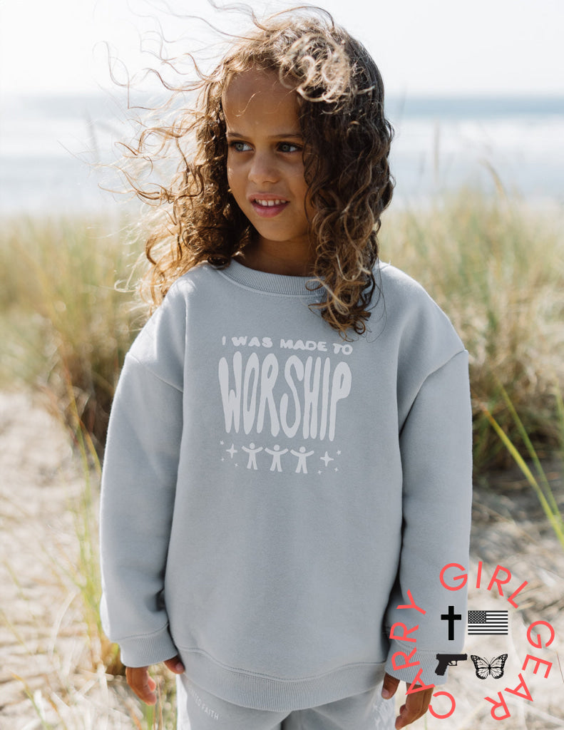 Made To Worship Kids Crewneck 2T Kids Crewneck