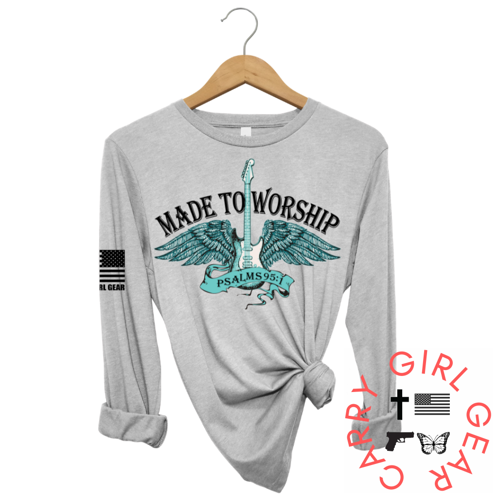 Made To Worship Long Sleeve Steel / Xs