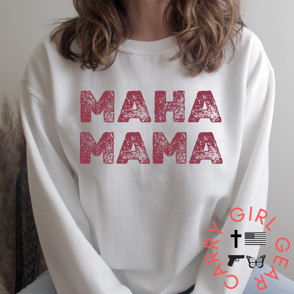 MAHA MAMA HOODIE & SWEATSHIRT SWEATSHIRT / VINTAGE WHITE / XS
