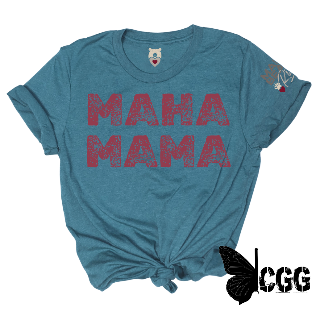 MAHA MAMA Tee XS / DEEP TEAL / UNISEX CUT CGG PERFECT TEE