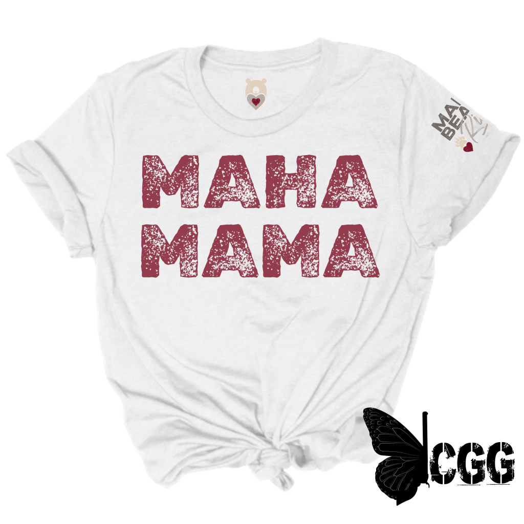 MAHA MAMA Tee XS / WHITE / UNISEX CUT CGG PERFECT TEE