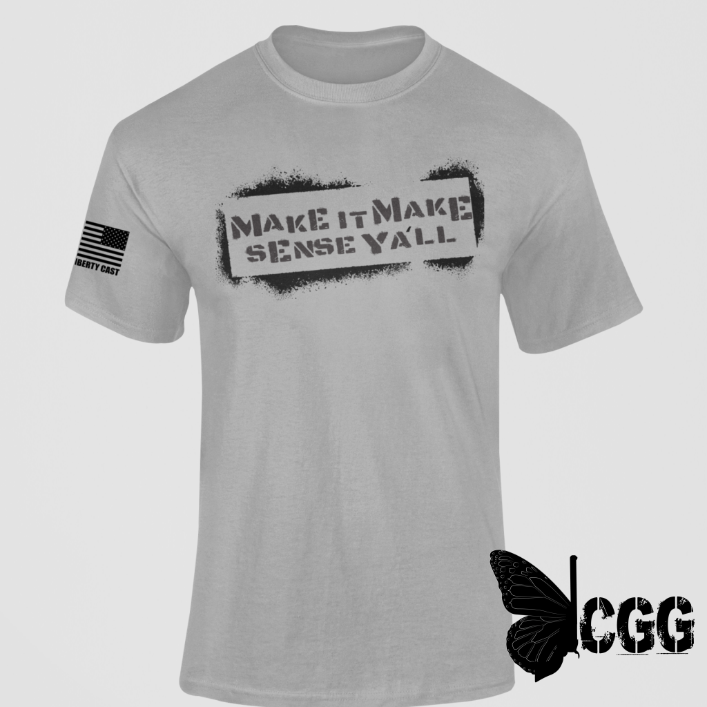 Make It Sense Tee Sm / Heather Gray Unisex