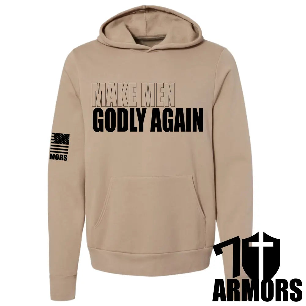 Make Men Godly Again Hoodie Fde / Sm