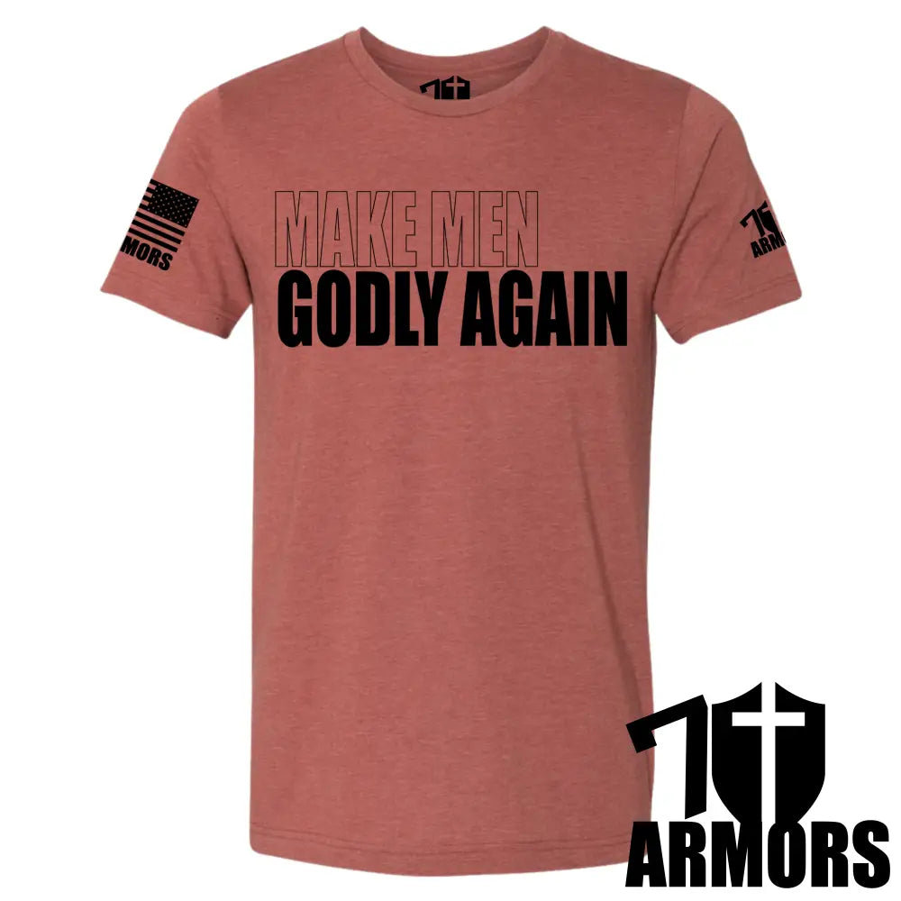 Make Men Godly Again T-Shirt Sm / Clay T-Shirts