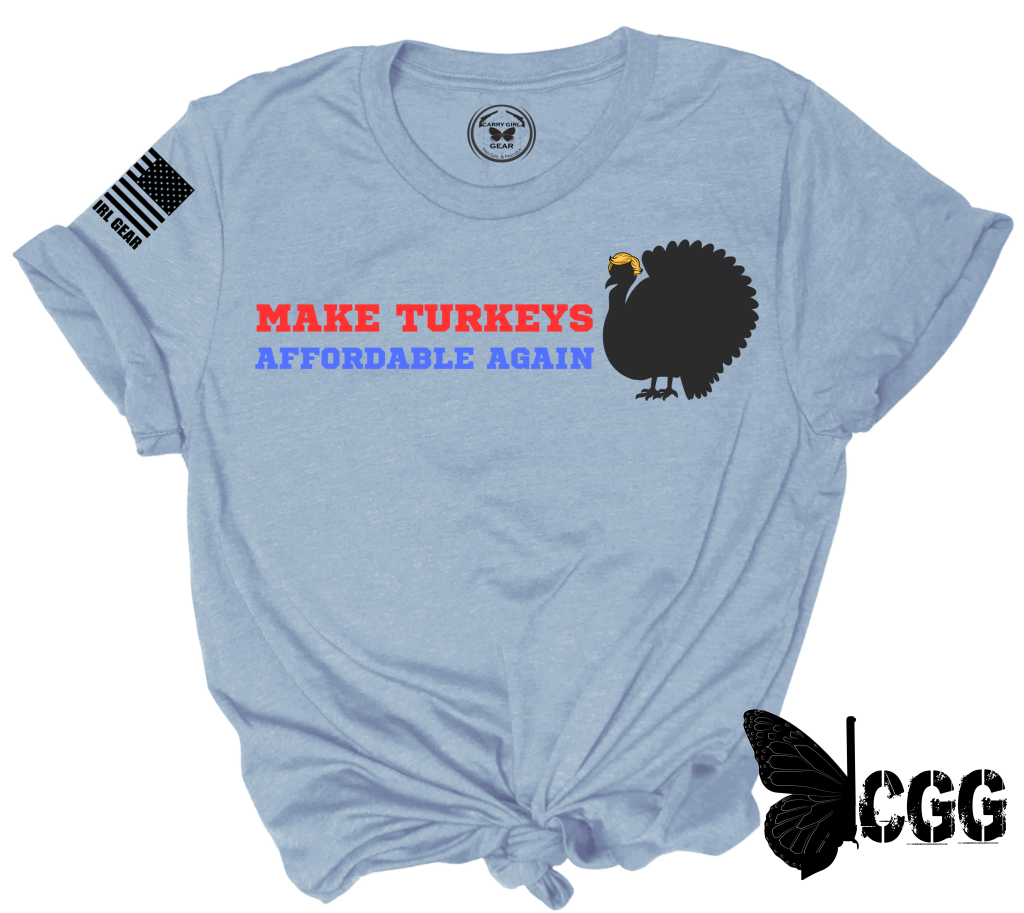 Make Turkeys Affordable Again Tee Xs / White Unisex Cut Cgg Perfect