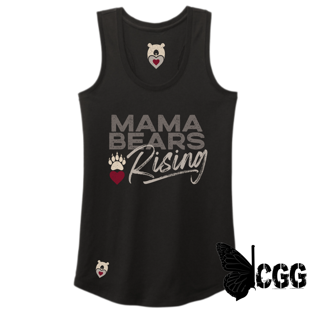 Mama Bear Rising Tank Top XS / BLACK Tank Top