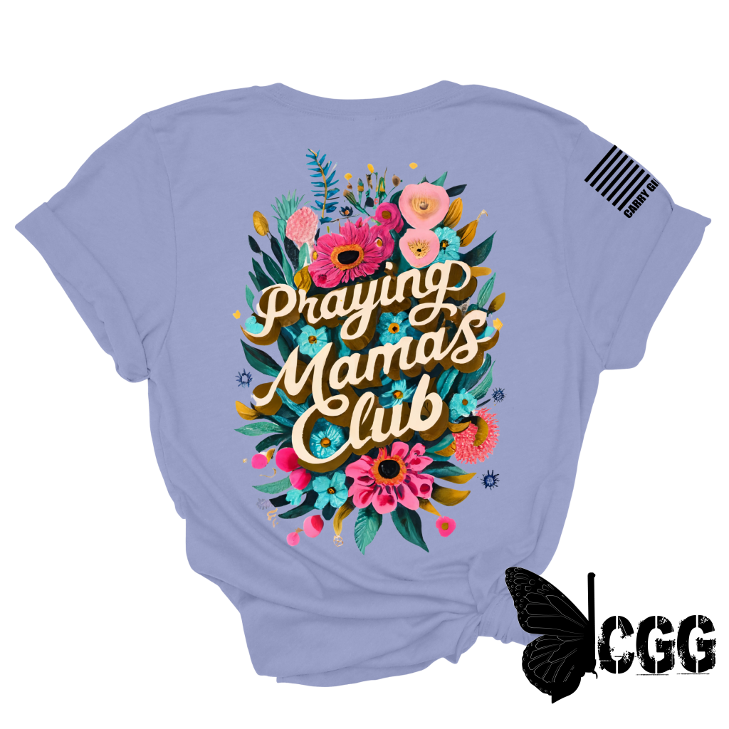 Mama’s Prayers Tee Xs / Lavender Blue Unisex Cut Cgg Perfect Tee