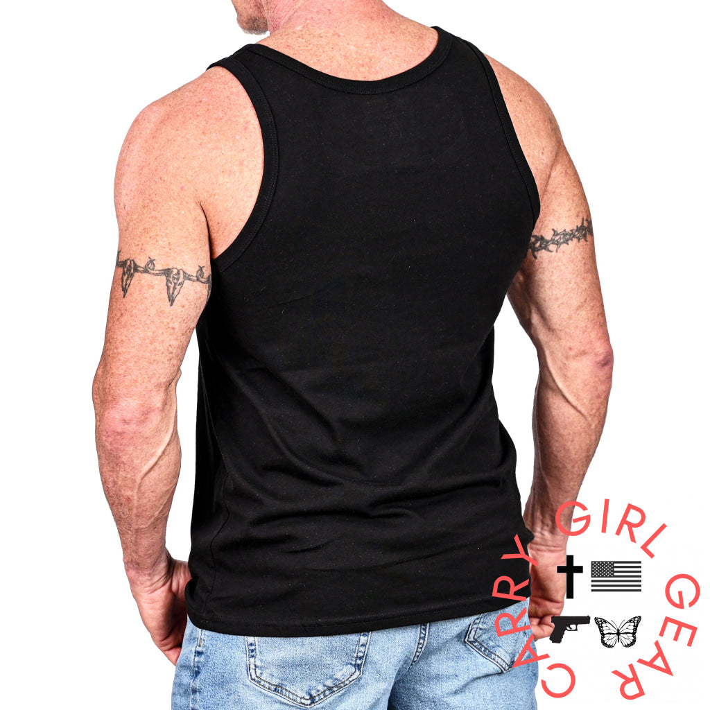 Men’s Camo American Flag Patriotic Tank Top Tank