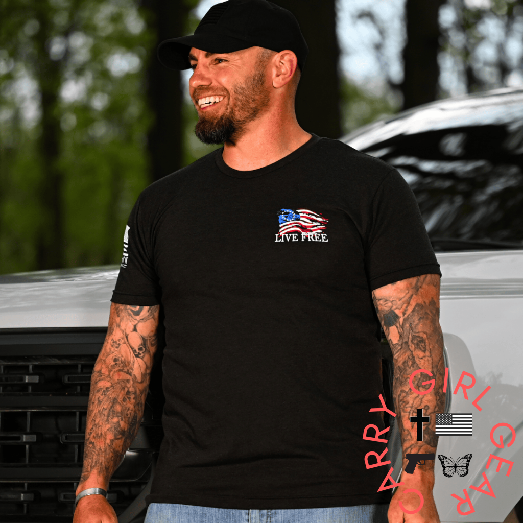 Men’s Dangerous Freedom Over Peaceful Slavery Patriotic T-Shirt