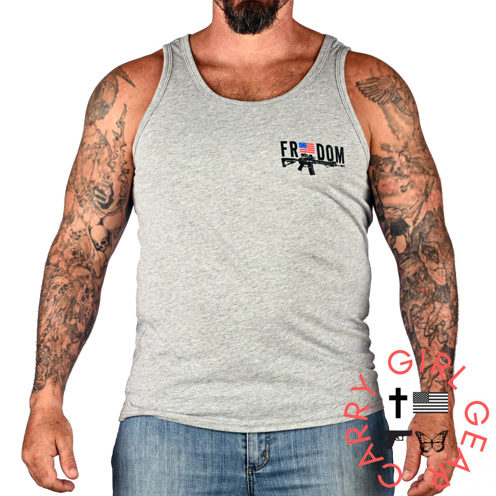 Men’s Freedom Stick Patriotic 2A Tank Top