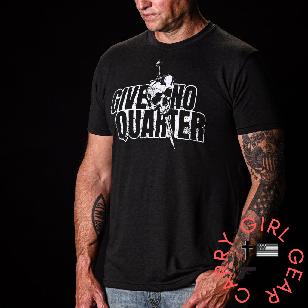 Men’s Give No Quarter Patriotic T-Shirt T-Shirt