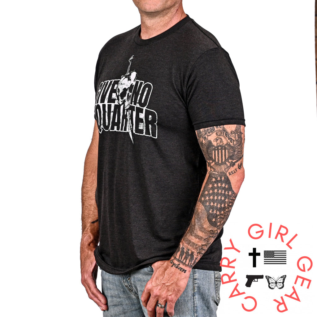 Men’s Give No Quarter Patriotic T-Shirt T-Shirt