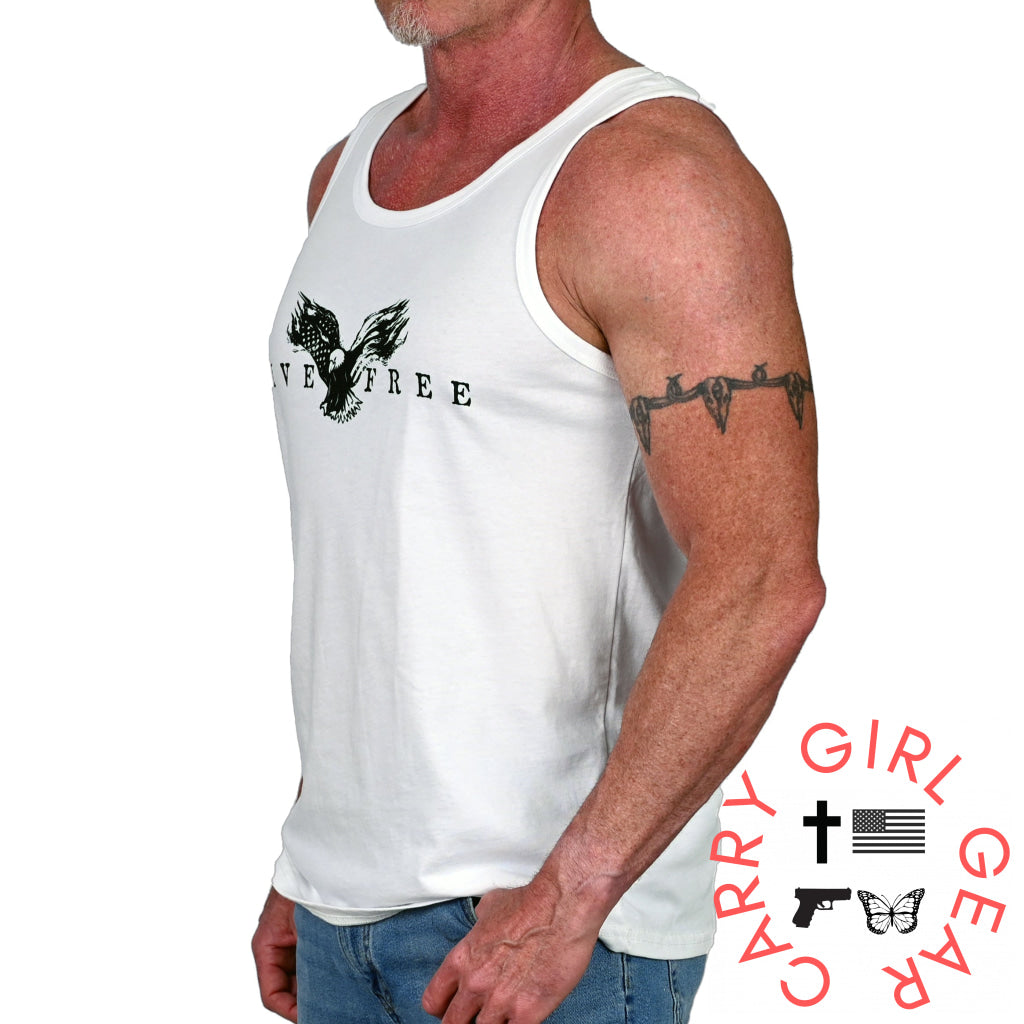 Men’s Live Free Patriotic Tank Top Tank