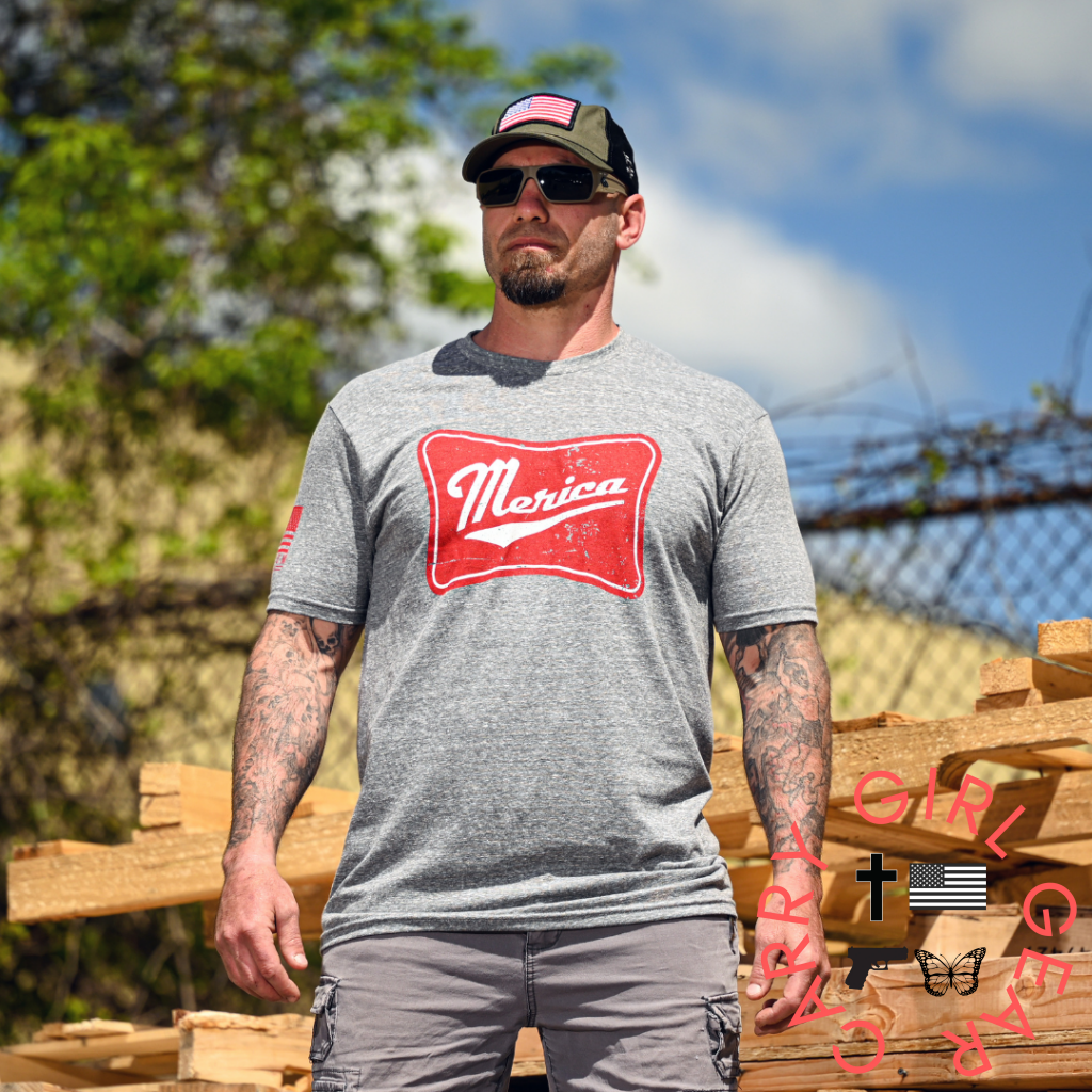 Men’s ‘Merica Patriotic T-Shirt