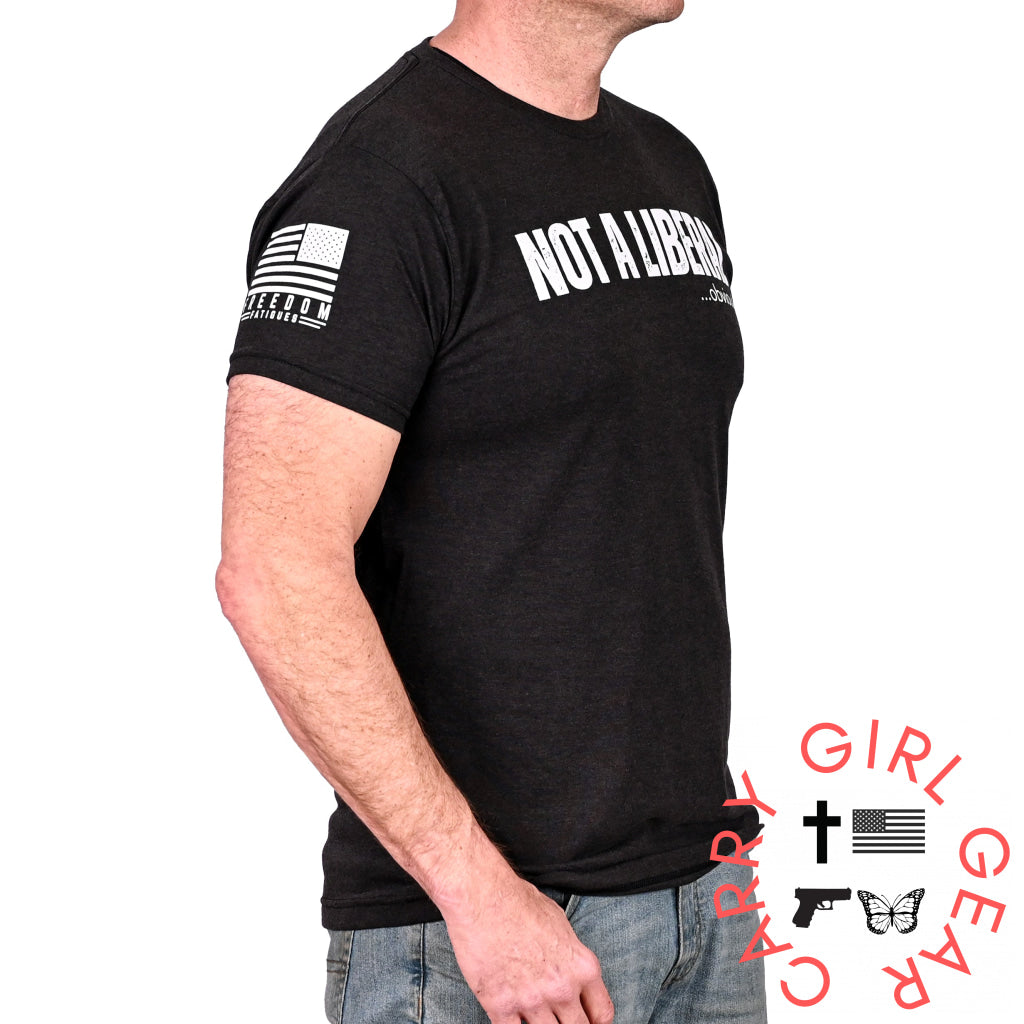 Men’s Not A Liberal (Obviously) Patriotic T-Shirt T-Shirt