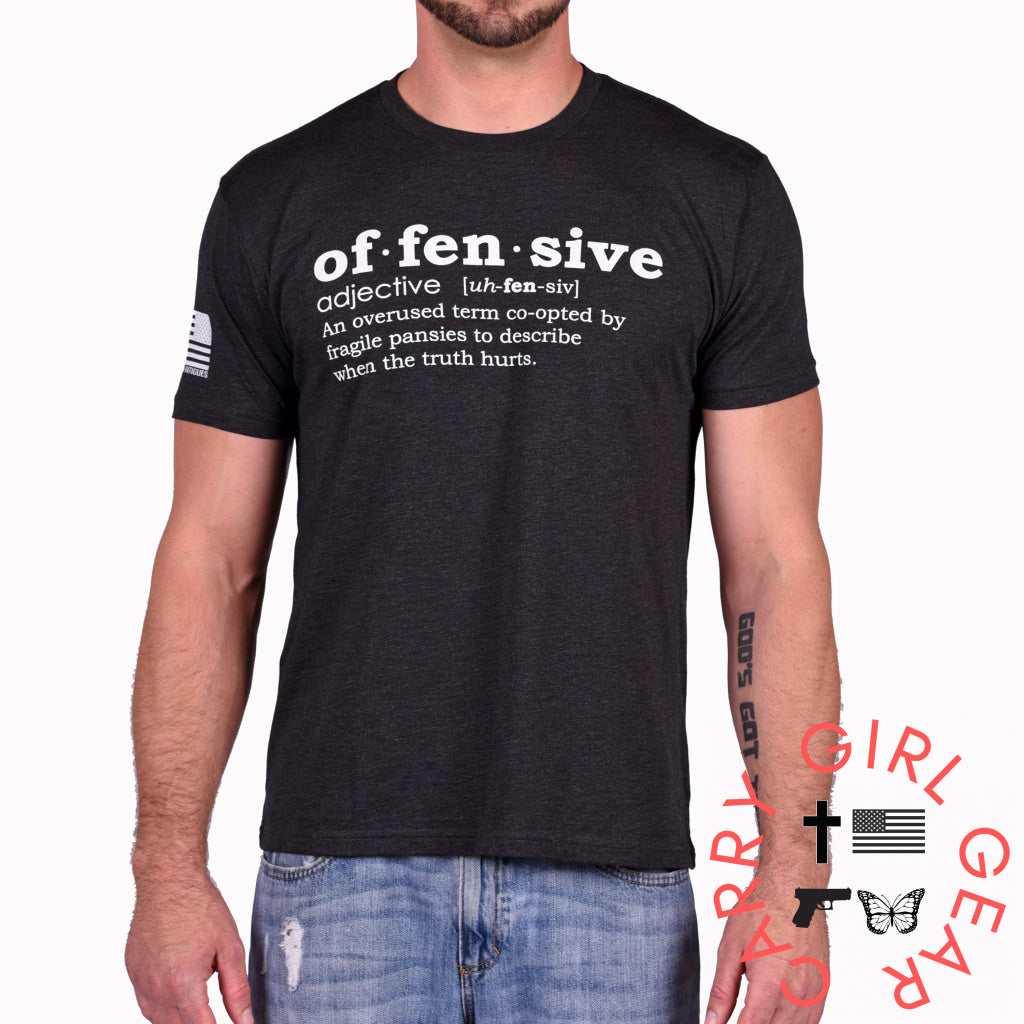 Men’s Offensive Defined T-Shirt (Heather Black) S