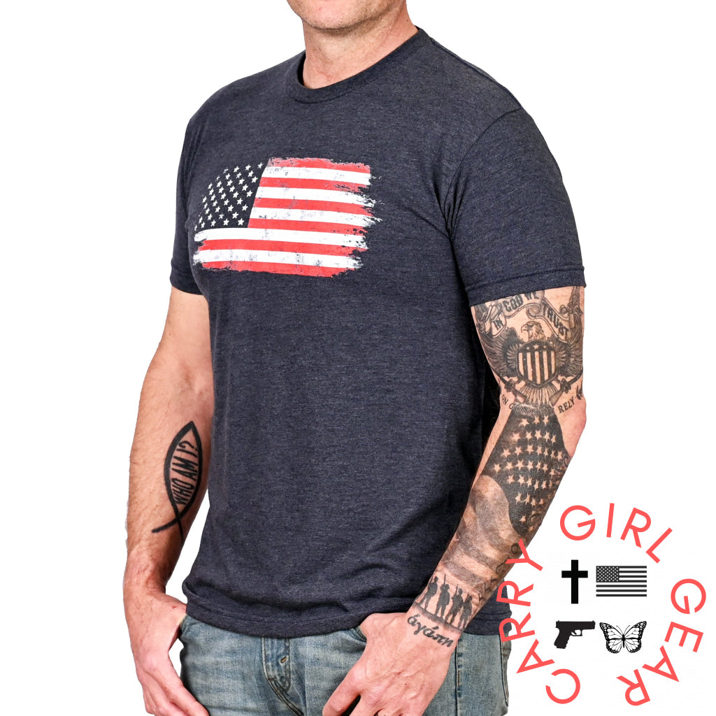 Men’s Old Glory Patriotic T-Shirt T-Shirt