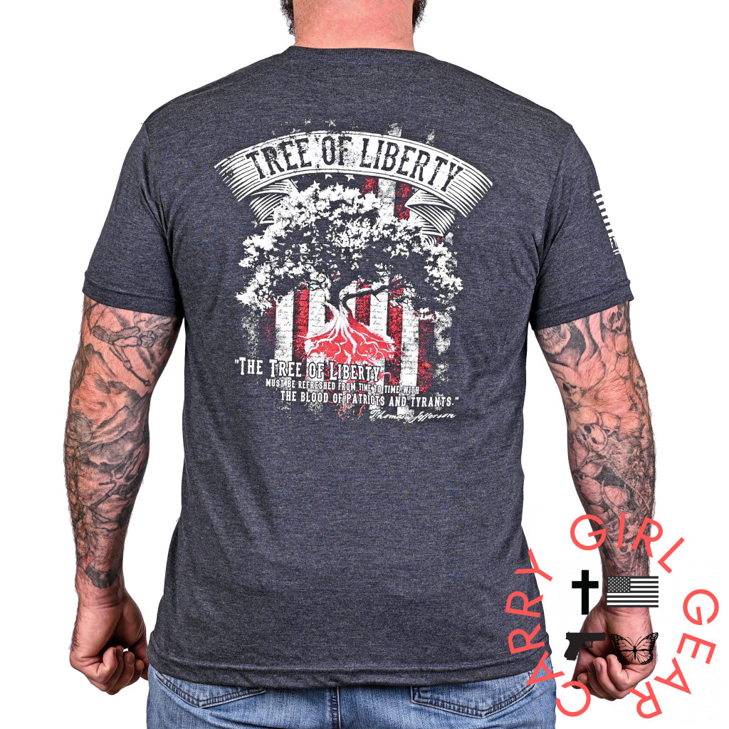 Men’s Tree Of Liberty Patriotic T-Shirt