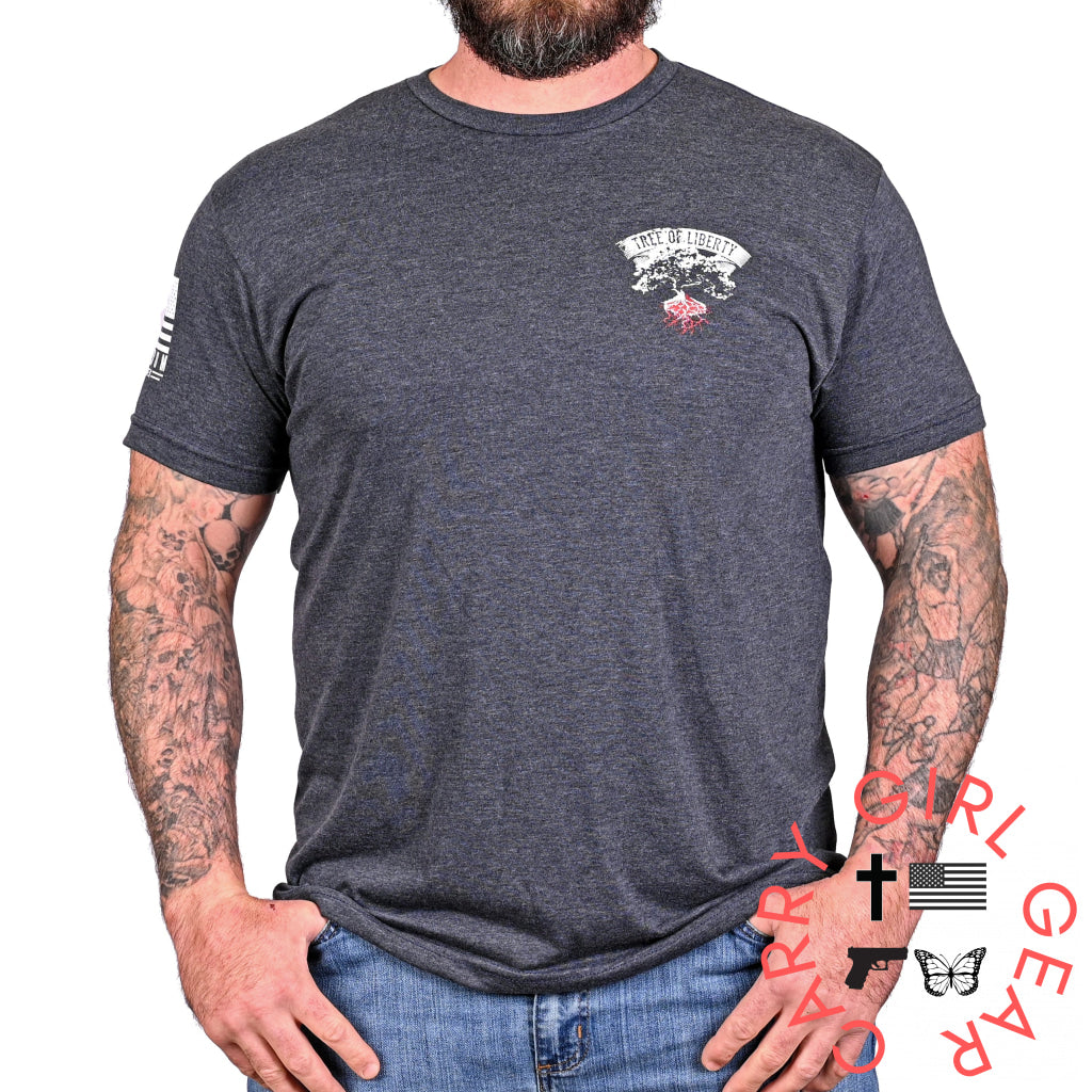 Men’s Tree Of Liberty Patriotic T-Shirt