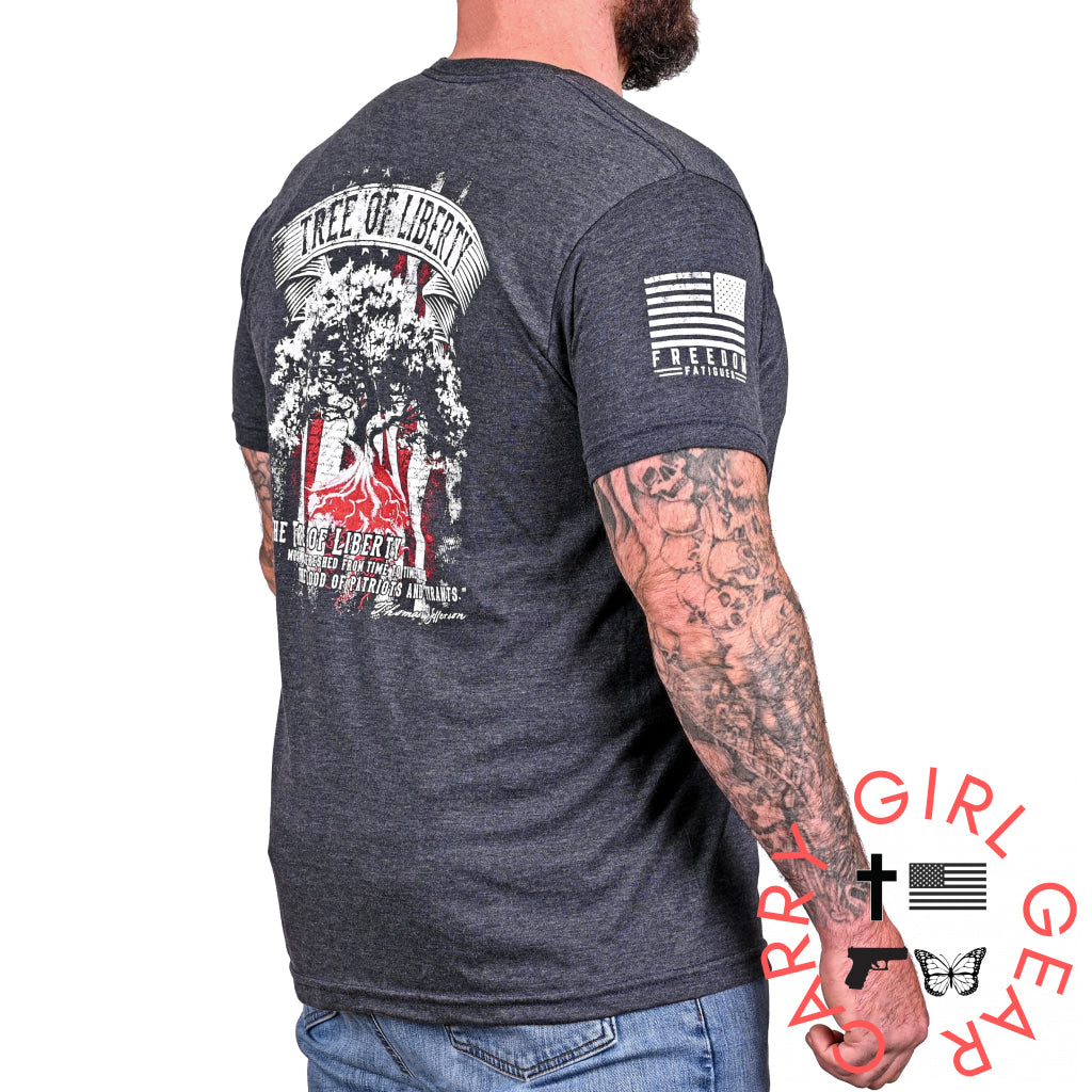 Men’s Tree Of Liberty Patriotic T-Shirt