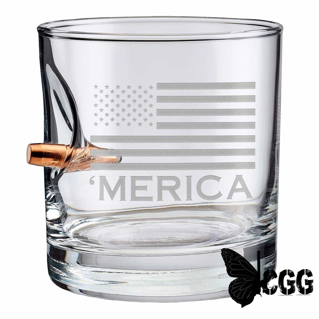 ’Merica Rocks Glass - 11Oz 0.308 / No Handmade