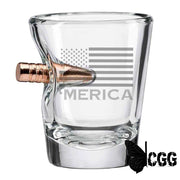 ’Merica Shot Glass - 2Oz Handmade