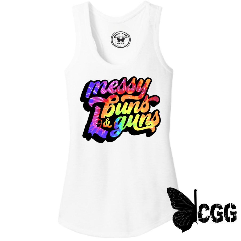 Messy Buns Tank Top Xs / White Tank Top