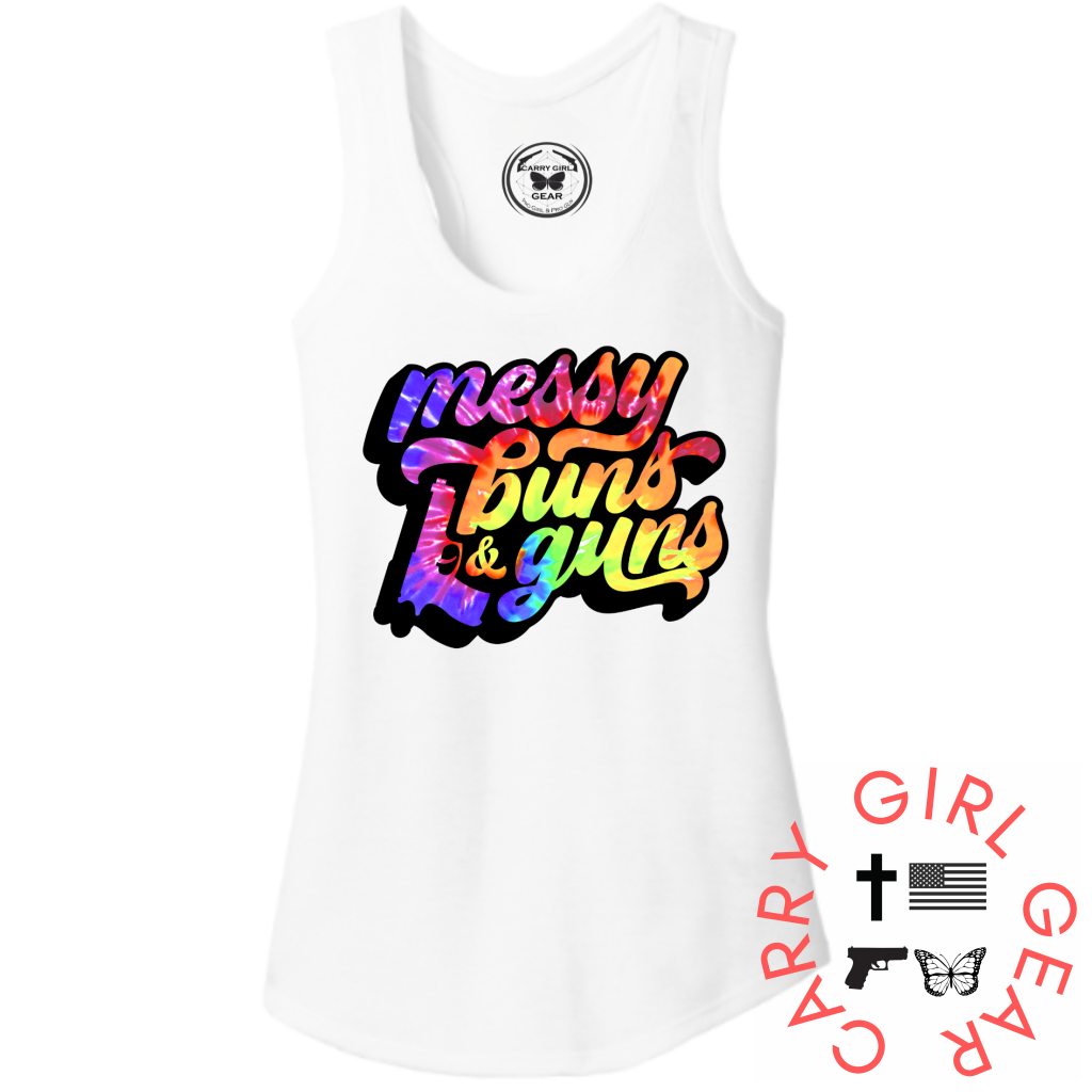 Messy Buns Tank Top Xs / White Tank Top