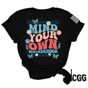 Mind Your Own Tee Xs / Black Unisex Cut Cgg Perfect Tee